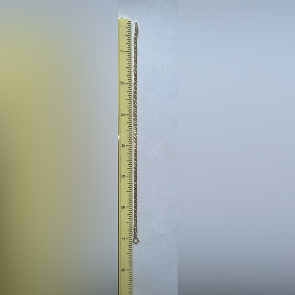 Solid Stamped 14K Yellow Gold Love Hearts Link Bracelet - Picture 4 of 12